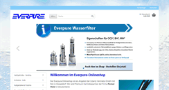 Desktop Screenshot of everpure.de